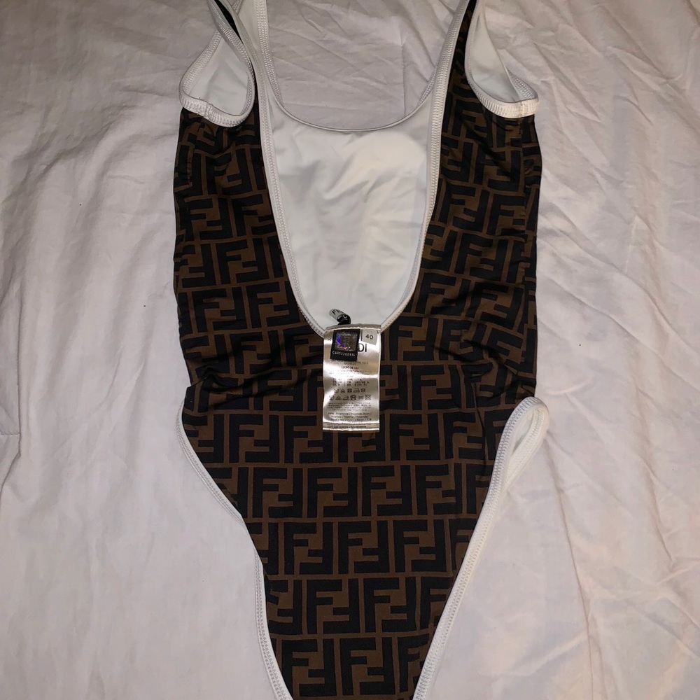 FENDI LOGO SWIMSUIT - Picture 2 of 3